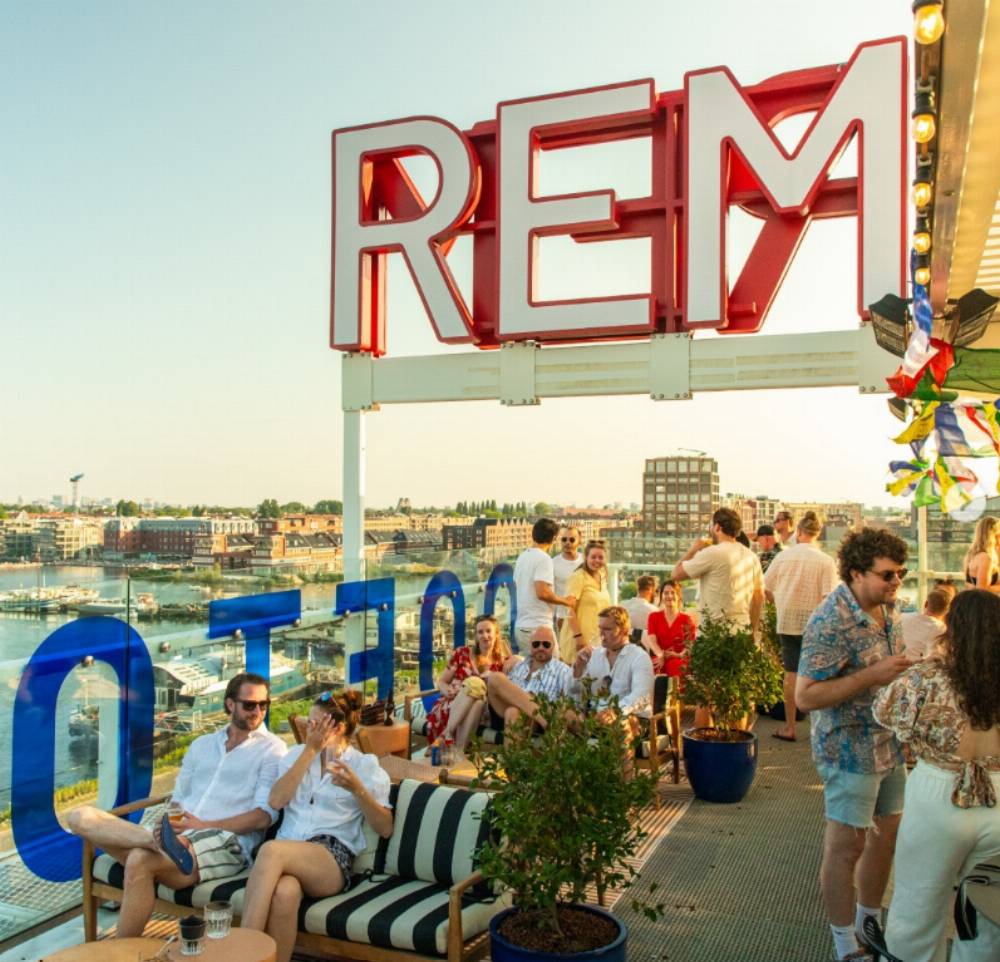 REM, Bar Rooftop à Amsterdam